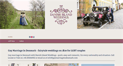 Desktop Screenshot of gaymarriageindenmark.com