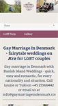 Mobile Screenshot of gaymarriageindenmark.com